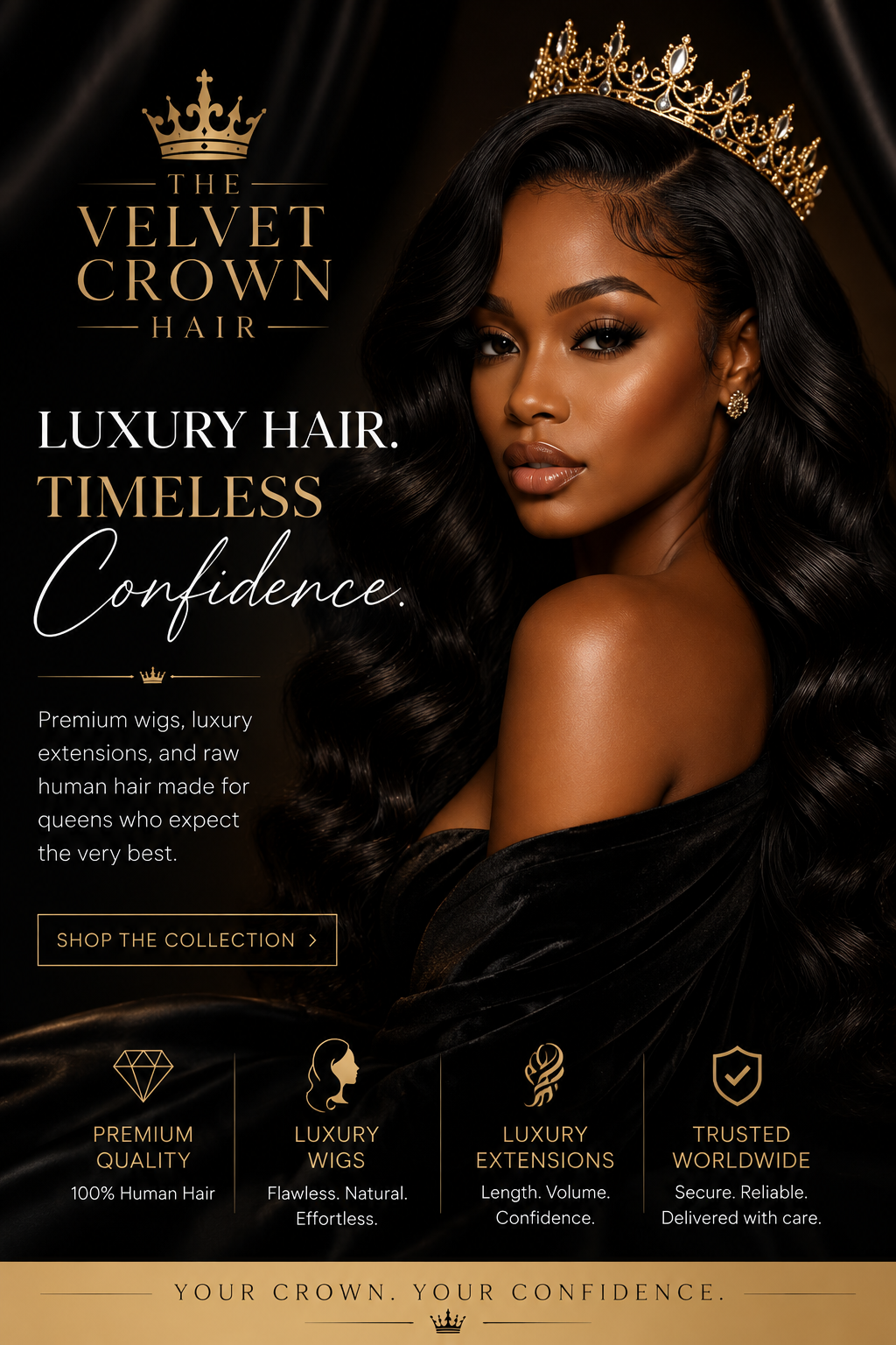 Velvet Crown Hair lookbook